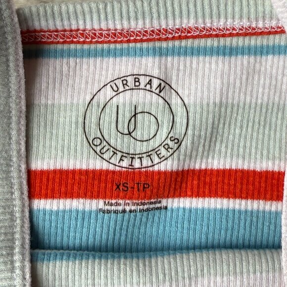 Urban Outfitters Multicoloured Striped Crop Top — XS - Picture 3 of 4